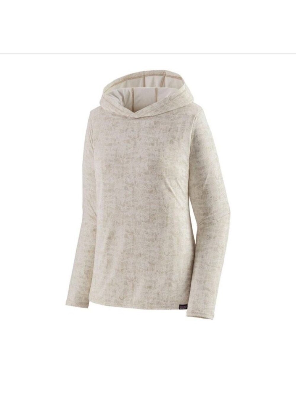 Patagonia Capilene Cool Daily Hoody, Women's Small, Fall Texture Pumice